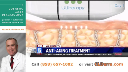 thumbnail image for a video about Ultherapy skin tightening in San Diego