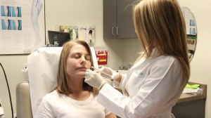 smoker (lip) lines treatment on a female patient from san diego