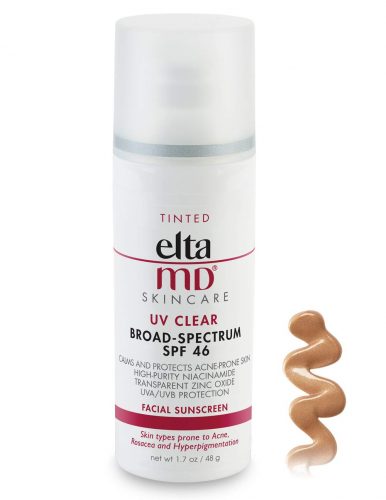 Image of EltaMD sunscreen product, San Diego, CA.