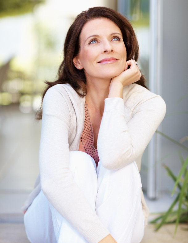 cosmetic laser dermatology a woman looking up san diego ca