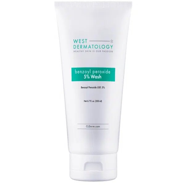 West Dermatology Benzoyl Peroxide 5% Wash with Aloe Vera