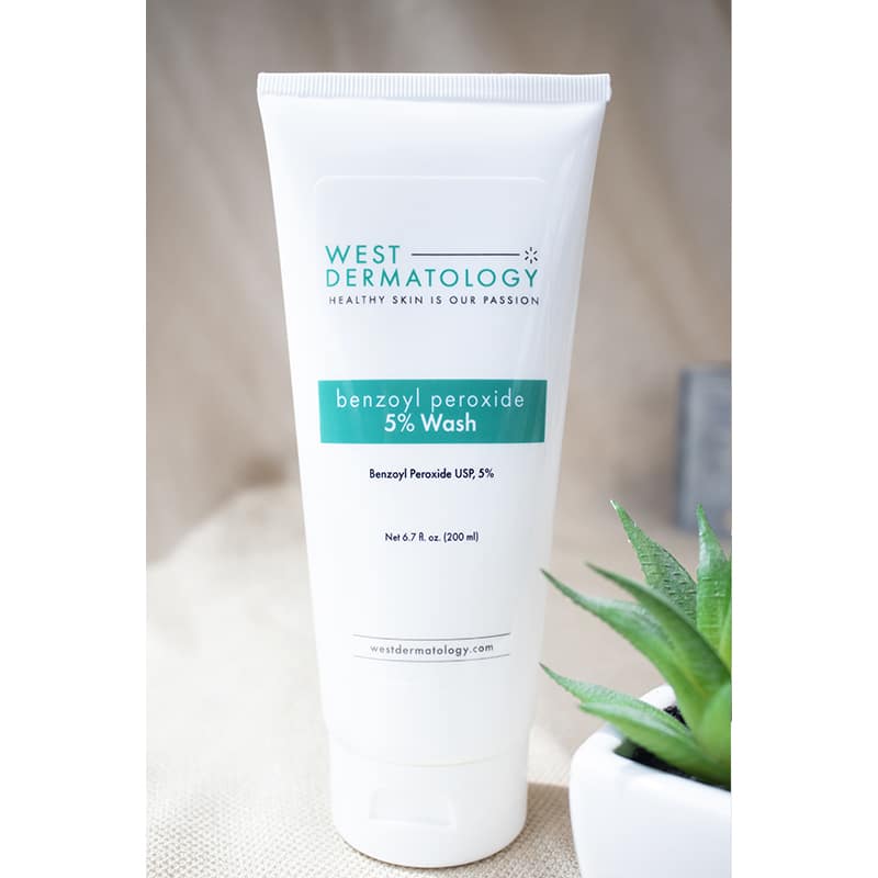 West Dermatology Benzoyl Peroxide 5 Wash with Aloe Vera Cosmetic