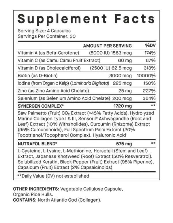 Nutrafol Hair Growth Supplement for Men - Image 2