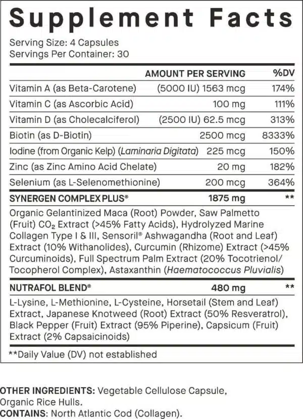 Nutrafol Hair Growth Supplement Women's Balance (ages 40+) - Image 2