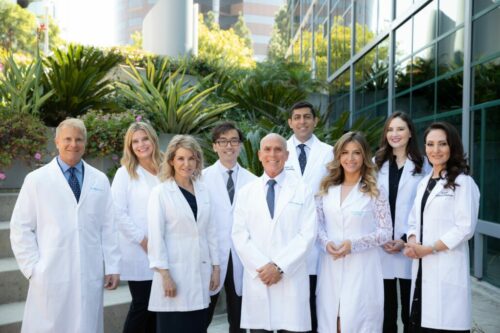 group photo of all dermatologists at Cosmetic Laser Dermatology in San Diego