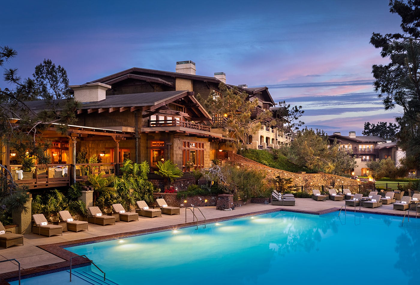 Luxury hotel and resort The Lodge in San Diego