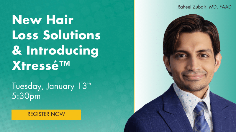 Banner for New Hair Loss Solutions & Introducing Xtressé™ | Webinar