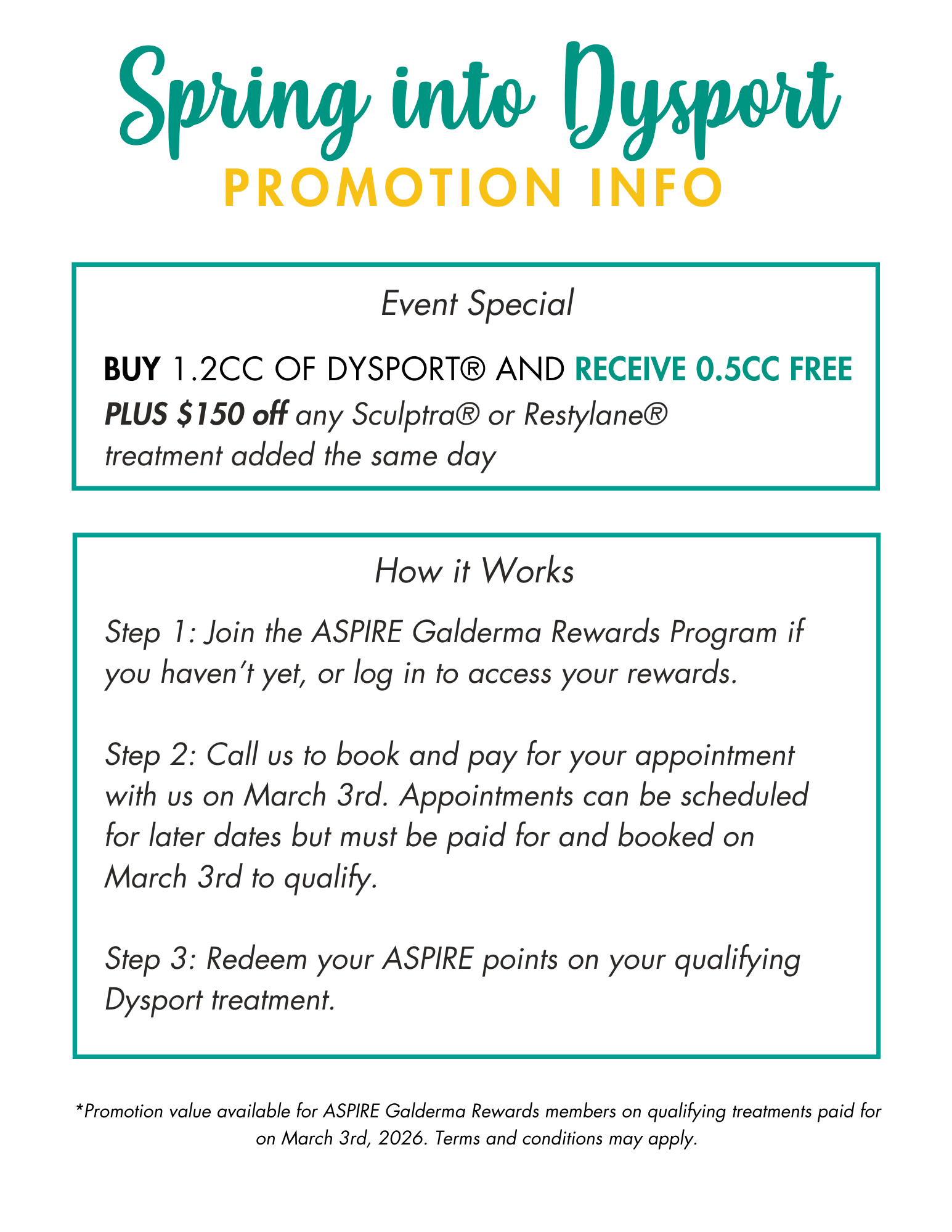 Dysport Promotion