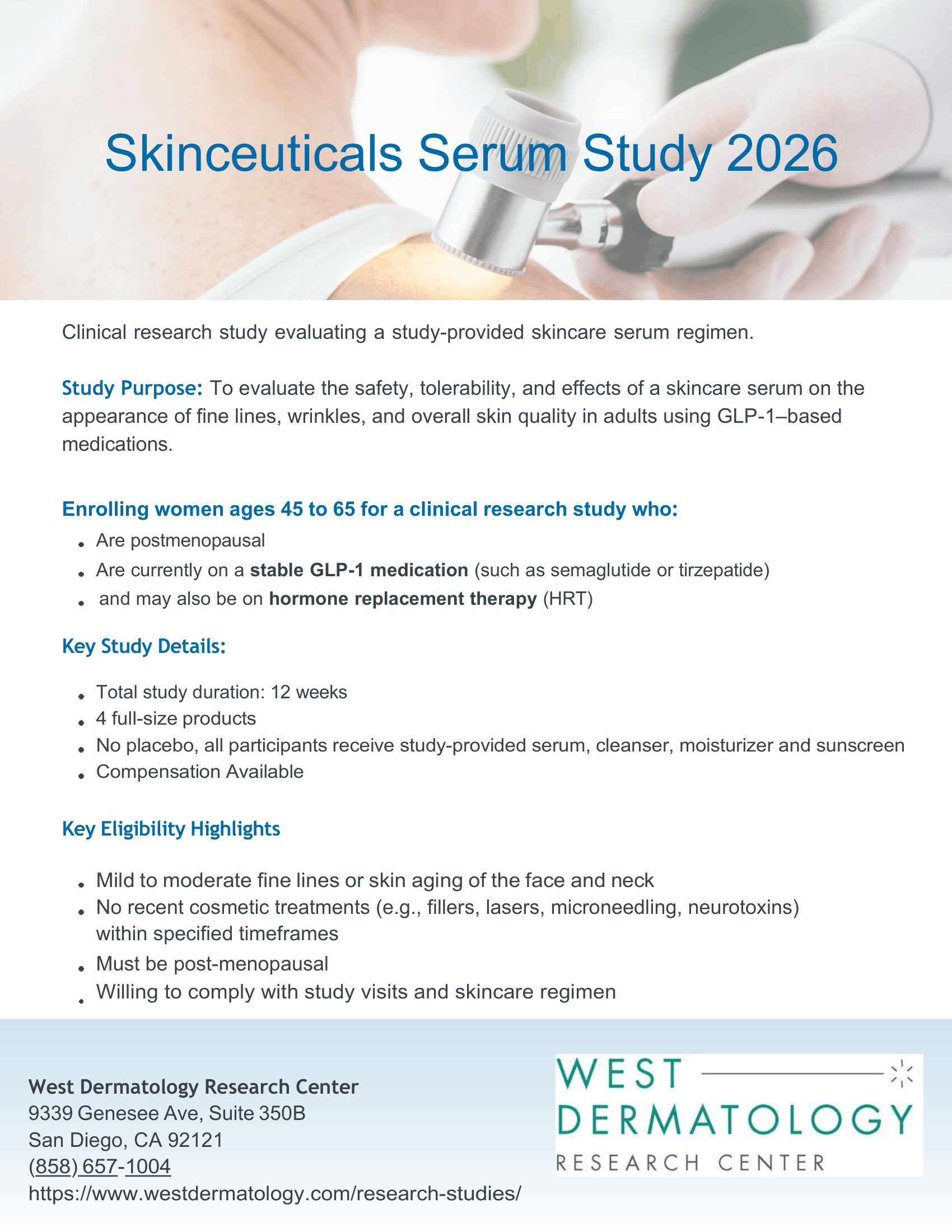 2026 Skinceuticals Serum Study for patients after weightloss