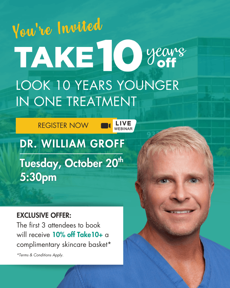 Dr. William Groff Take10 Webinar october 20 banner
